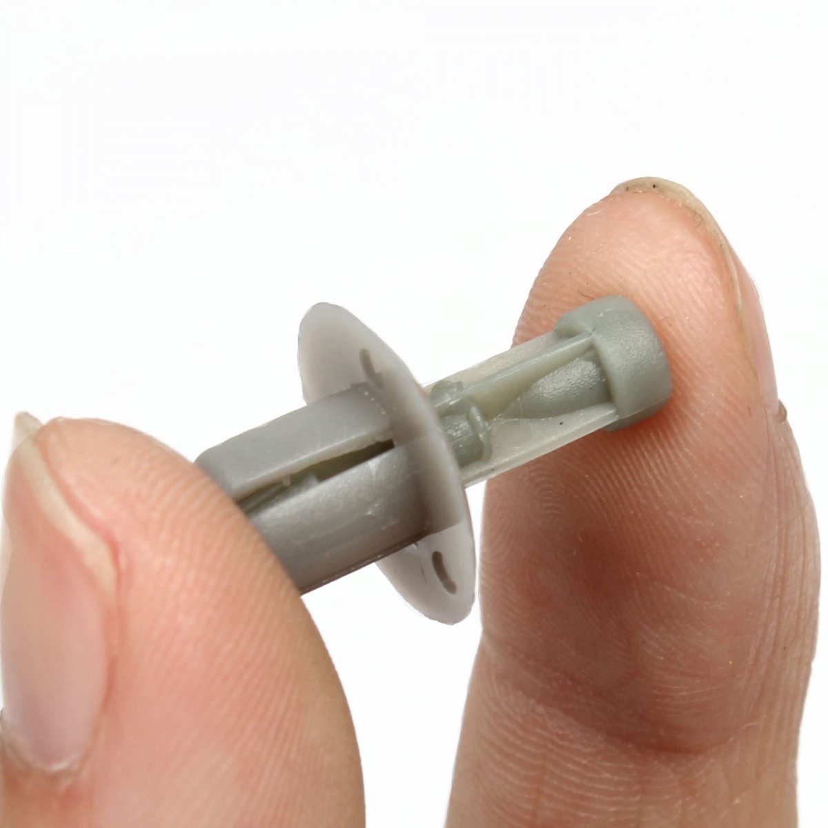 100 Pcs Auto Interior Door Trim Clips Plastic Rivet Fastener Gray 7mm Hole