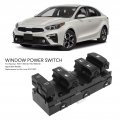 Window Power Switch Master 93571m6100 18 Pins Sensitive Flexible Glass Lift For Kia Forte 2019 To 2021
