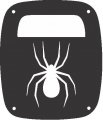 Jeeptails Spider Tail Lamp Light Covers For Jeep Cj Or Yj And Tj Wranglers Black Set Of 2 
