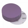 Uxcell 20pcs 3-inch Purple Sanding Discs 600 Grits Hook And Loop Professional Aluminum Oxide Sand Paper Wet Dry Polish For Wood