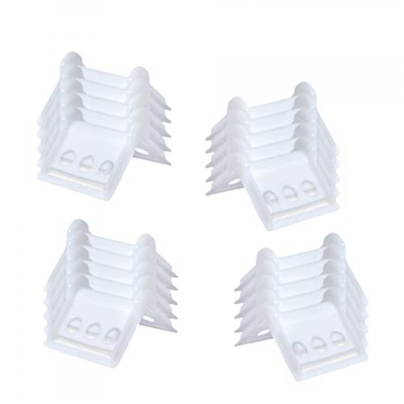 Vee Board 20-pack Corner Edge Protectors For Cargo Loads Cushion Tie-down Logistic Ratchet And Cam Straps Tie Downs On Flatbed