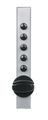 Kaba 9661c10-26d-41 Cabinet Lock 14 20g Mtl Ct Sd 26d Satin Chrome 