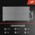 A-premium A C Condenser Compatible With 1999 2000 2001 2002 2003 Mitsubishi Galant 2 4l 3 0l
