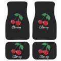 Afpanqz Cute Cherry Design Car Floor Mats Heavy Duty Universal Fit For Suv Trucks Sedans Vans Set Of 4 Front Rear Carpet