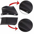 Ecotric Rear Bumper Quarter Panel Fillers Kit For 1986-1990 Caprice Impala Abs Plastic Black