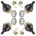 Caltric 4 Upper And Lower Ball Joints Compatible With Suzuki Kingquad Lt-a500x Lta500x 2009-2020