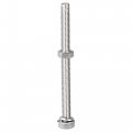Uxcell M8 X 100mm Hex Head Screws Bolts Nuts Flat Lock Washers Kits 304 Stainless Steel Fully Thread Hexagon 4 Sets