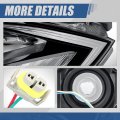 Ni2503244 Factory Style Halogen Headlight Lamp Compatible With Nissanentra S Sv Fe S 2016-2019 Passenger Right Side Black