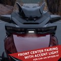 Sautvs Front Center Fairing With Accent Light For Can Am Spyder Rt Black Can-am 2020-2023 Accessories