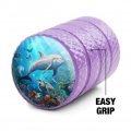 Coral Reef Dolphin And Sea Turtle Valve Stem Caps For Tire Rim Wheel Aluminum Purple