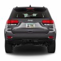 Ipick Image Made For Jeep Grand Cherokee 3d Embossed Letters On Mirror Chrome Metal License Plate Frame