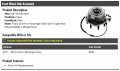 Front Wheel Bearing Hub Assembly For 2011-2015 Ford F-350 Super Duty 4wd With Single Rear Wheels