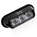 White Led Emergency Strobe Lights 2 Pack Waterproof Beacon Flash With 12 Flashing Modes For Car Suv Pickup Truck Van Dc 12v 24v 