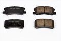 16-868 Z16 Evolution Rear Ceramic Brake Pads Low Dust Formula With Thermal Scorched Surfaces For Fast Break In And Noise Free 