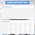 Washer Water Inlet Valve Replacement For Lg And Kenmore Models Wm2240cw Wm2250cw 00 Abweeus Hot Cold Kit