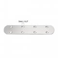 Uxcell Flat Straight Brace Repair Plate 168 X 38 2 8mm Stainless Steel Fixing Mending Bracket Connector Silver For Furniture