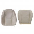 Driver Or Passenger Bottom Top Lean Back Perforated Leather Seat Cover Light Tan For Cadillac Escalade Esv Ext 2007 2008 2009 