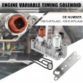 X Autohaux 1 Set Car Engine Variable Timing Solenoid Front Spool Valve Assembly With Oil Pressure Switch Gasket For Honda Pilot