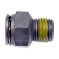 Transmission Line Connector For Chevy Corvette 2004 2005 Steel Material Male Thread Straight Fitting 1 0 In Length Replaces 