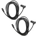 Hoypeyfiy 2 Pcs S4497130300 Truck Brake System Sensor Extension Cable Replacement For Volvo Wabco Mack Hyundai Replaces 