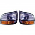 1992-1996 Buick Lesabre Side Marker Lights Driver And Passenger Pair For Gm2550147 Gm2551147 16512683 16512684 