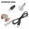 Acropix 10mm 0 39 2wa Led Aluminum Light Source Illuminator Decoration Usb Led For Car Diy Ice Blue Pack Of 1