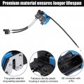 Acropix Rear Right Passenger Side Power Door Lock Actuator Motor Fit For Hyundai Veloster Pack Of 1 Black Blue