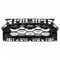 Hecasa Front Grille Assembly Compatible With 2023-2024 Honda Hrv Grill Black Pp Plastic