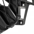 Hecasa Front Grille Assembly Compatible With 2023-2024 Honda Hrv Grill Black Pp Plastic