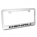 Ipick Image For Gmc Denali New In 3d Mirror Chrome Metal License Plate Frame