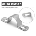 Hoypeyfiy 10 Pcs U-bolt Clamp Bracket 304 Stainless Steel U-shaped 2 Hole U-tube Strap For Hose Pipe 1-1 4 Inch