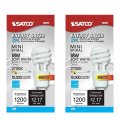 S8206 2 Pk 23 Watt Mini Spiral Compact Fluorescent 2700k 82 Cri Gu24 Base 120 Volt 