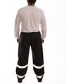 Icon P24123 Xl 12mm Polyurethane Polyester Snap Fly Front Thick Pants With 2 Silver Reflective Tape Hook Loop Take-up Straps 