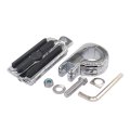 Applianpar Chromed Highway Pegs Foot Mounting Bracket For Tri Glide Sportster Electra Road Street Motorcycle 1 25 Inch Engine