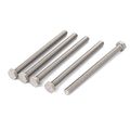 Uxcell M8 X 110mm 1 25mm Thread Pitch Stainless Steel Hex Head Bolts 5 Pcs