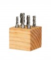Hhip 8000-0002 4 Flute High Speed Steel End Mill Set 6 Piece 3 8 Shank 