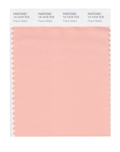 Pantone Smart 14-1418x Color Swatch Card Peach Melba