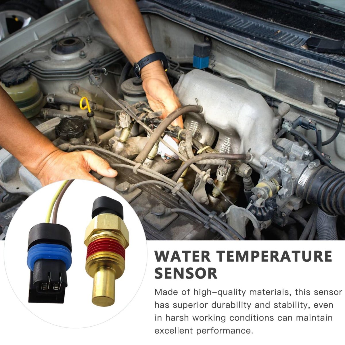 12146312 Replacement Water Temp Sender Sensor W Harness For Cadillac Ante 1987-1993 Part Number 15326386