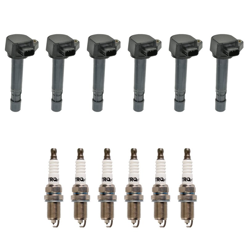 Trq Ignition Coil Iridium Spark Plug Kit Set For Mdx Pilot Ridgeline 3 5l V6