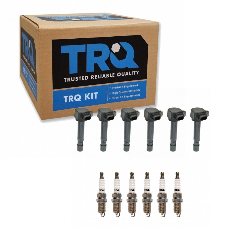 Trq Ignition Coil Iridium Spark Plug Kit Set For Mdx Pilot Ridgeline 3 5l V6