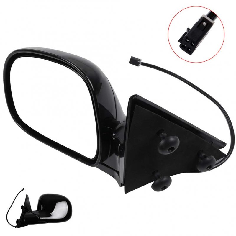 Driver Side Mirror For 1994-1997 Chevrolet S10 Outside Accessories Easy-adjustable Manual Fold Non-heated Puddle Light View