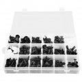 415pcs Car Body Retainers 18 Sizes Assorted Clip Trim Push Pin Rivet Bumper Door Panel Retainer W Screwdriver 