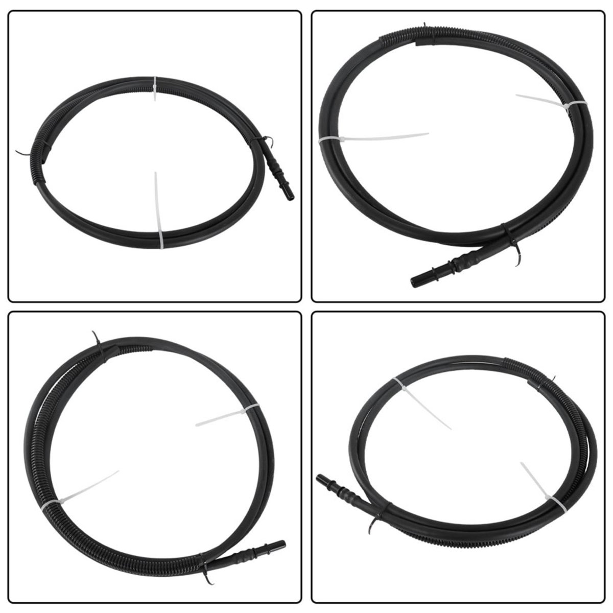 Fuel Line Replacement Kit For Chevy Hhr 2006-2011 Replaces Nfr0018 And Fl Fg0974 Rubber Supply With Filter Bracket Clamps