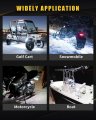White Golf Cart Underglow Led Strip Lights 4 Pack Waterproof Ip67 12v Neon For Car Boat Marine Motorcycle Kayak Interior