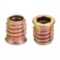 Uxcell M8 Furniture Leveler Threaded Insert Nut Kit 30x28mm Adjustable Leveling Legs For Tables Chairs Cabinets 4 Sets