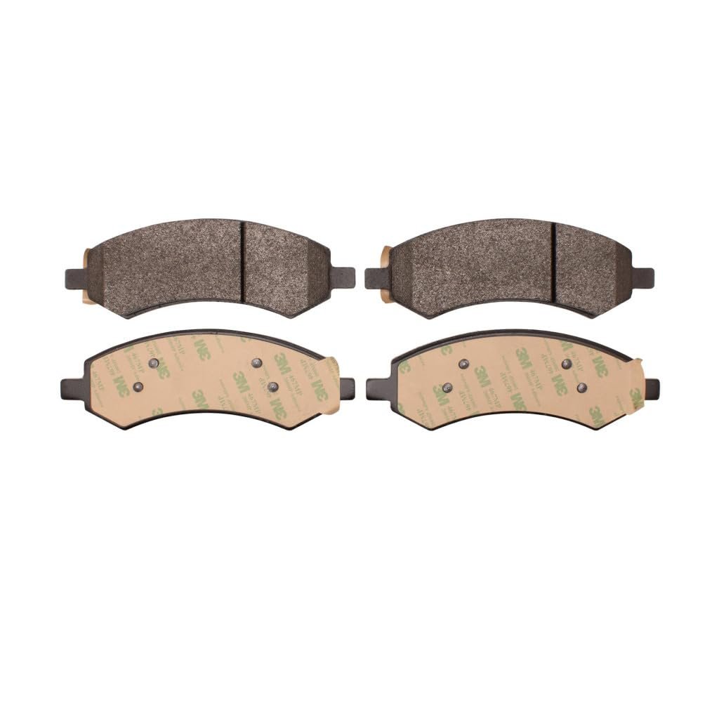 Disc Brake Pad Set For Chrysler Aspen 2007 2008 2009 Semi Metallic Front Mechanical Wear Sensor 2 40 In Height 7 00 Width