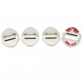 Polarlander 4pcs Stainless Steel Car Covers Door Lock Cover Protecting For Toyota Rav4 2013 2014 Camry 2012 Vios 2008 