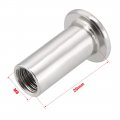 Uxcell M8x20mm Hex Socket Head Insert Nut Screw Post Sleeve For Furniture 10pcs