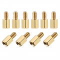Uxcell M4x7mm 6mm Male-female Brass Hex Pcb Motherboard Spacer Standoff For Fpv Drone Quadcopter Computer Circuit Board 10pcs 