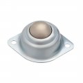 Uxcell Ball Transfer Bearing Unit 1 Inch Load 66lbs Flange Mounted Steel For Transmission Pack Of 2